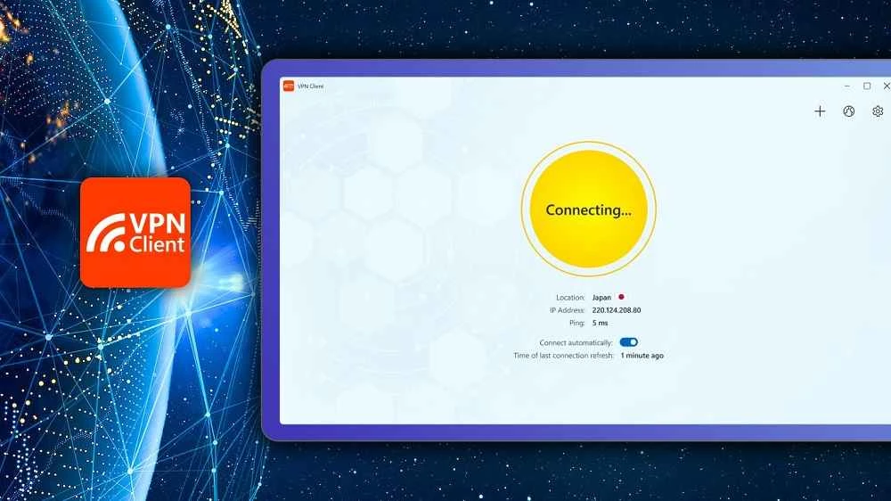 VPN Client — kuvakaappaus 3